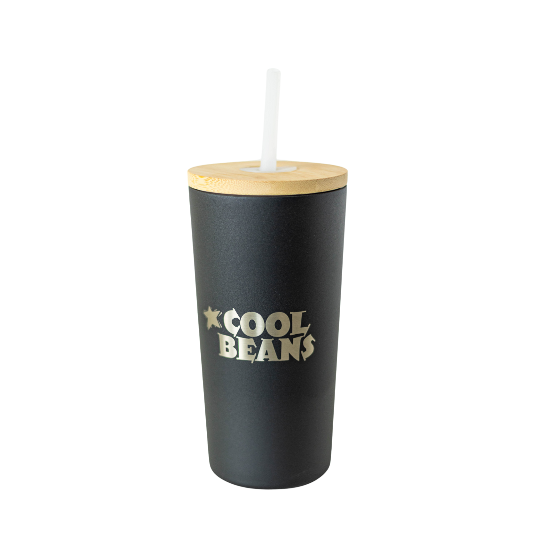 Cool Beans Logo Travel Mug with Straw